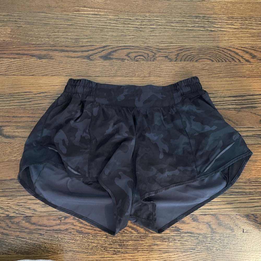 Lululemon hotty hot shorts, color is heritage 365 camo